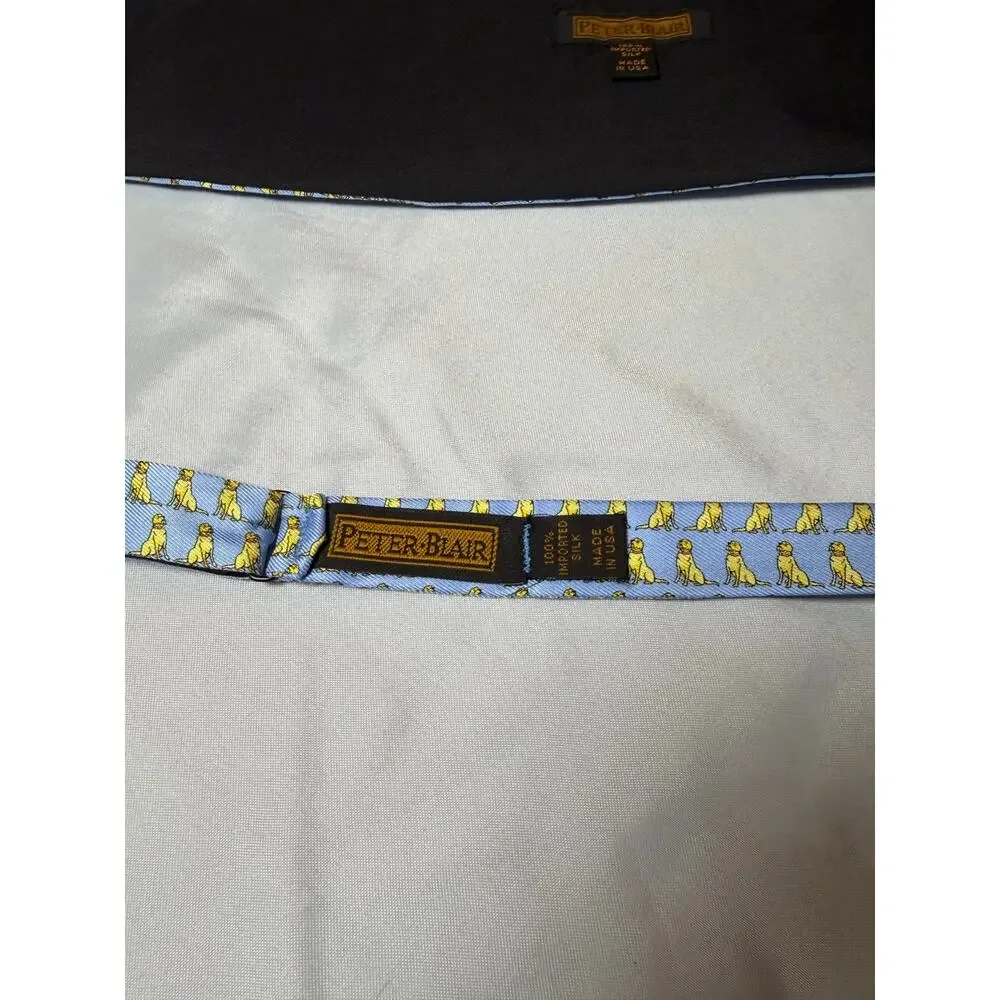 Yellow Retriever (Lab/ Golden) Tie and Cumberbund 100% Silk Peter Blair